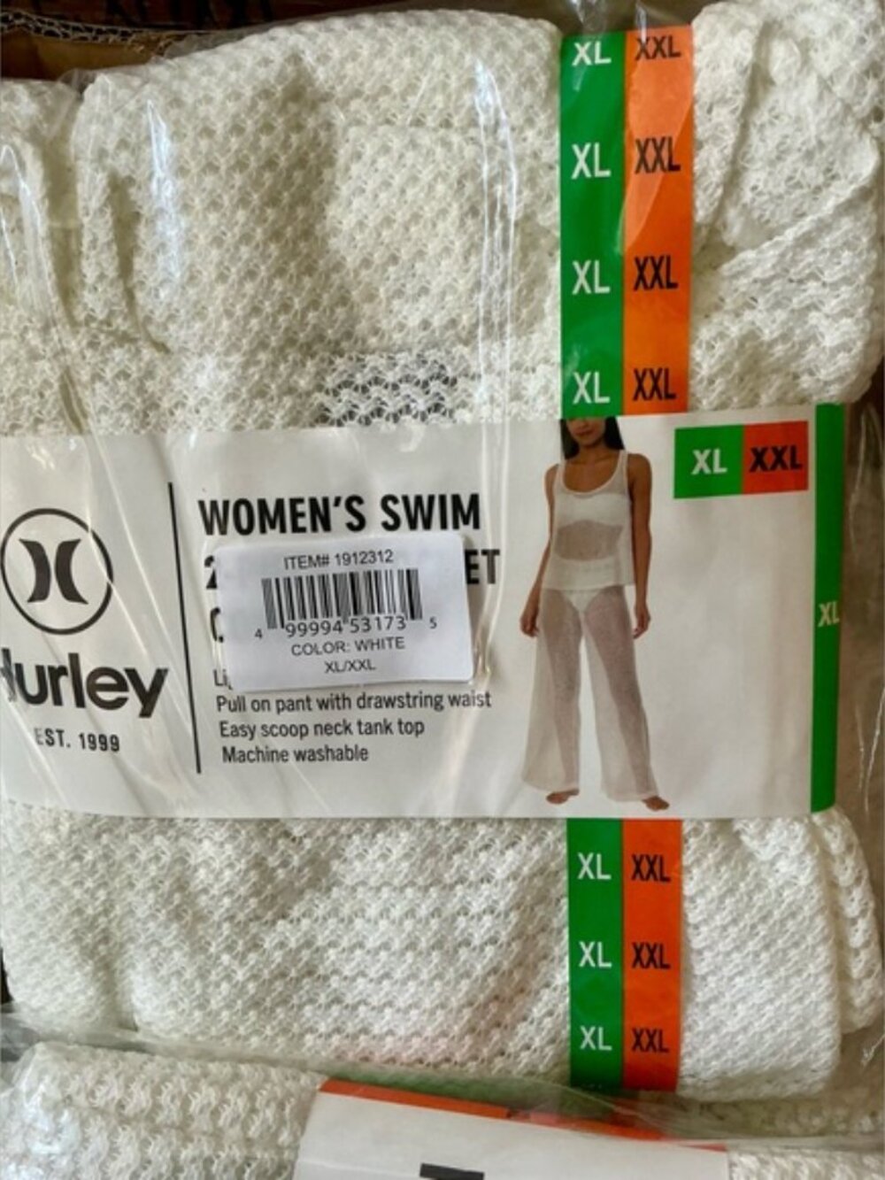 Hurley Swim Two-Piece Crochet Cover Up Set - Picture 6 of 6